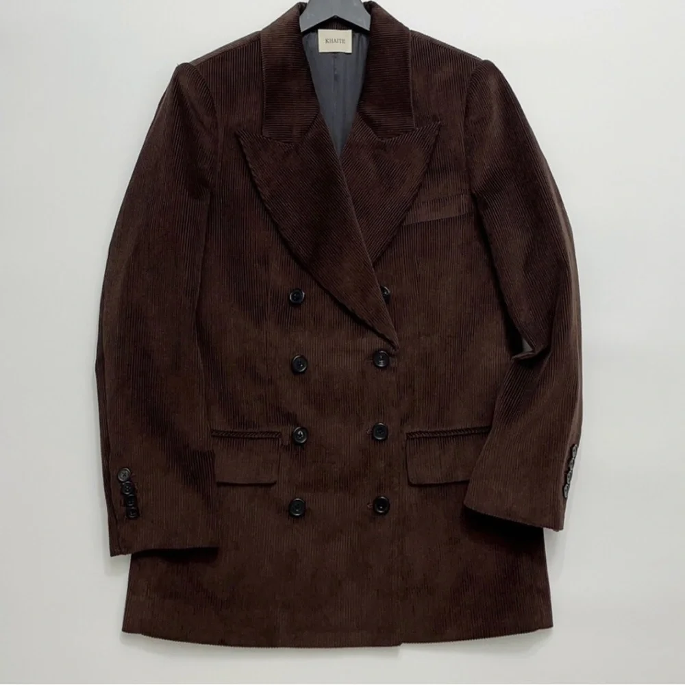 Khaite Tanner Blazer Brown Size 6 - Picture 2 of 11